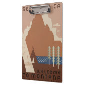 Montana Staat: Indische Stämme, Berge, Prärie Klemmbrett (Links)