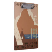 Montana Staat: Indische Stämme, Berge, Prärie Klemmbrett (Rechts)