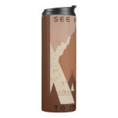 Montana Staat: Indische Stämme, Berge, Prärie Thermosbecher (Nach links gedreht)