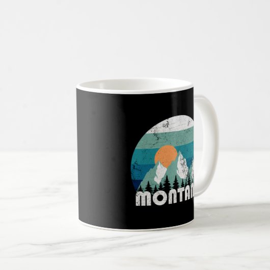 Montana Staat Kaffeetasse (VorderseiteRechts)