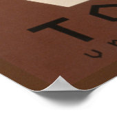 Montana Staat Native Amerikanische Ureinwohner Tri Poster (Ecke)