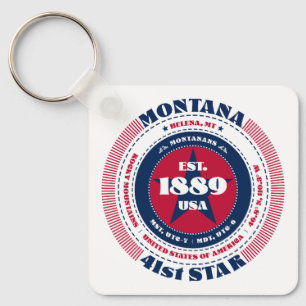 Montana Staat Schlüsselanhänger