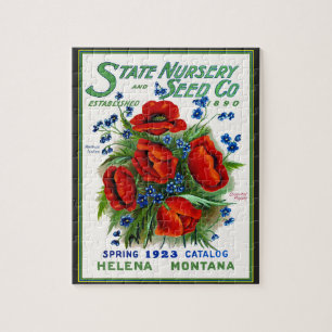 Montana Staat Seed Magazine Cover Puzzle