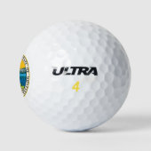 Montana Staat Siegel - Golfball (Logo)