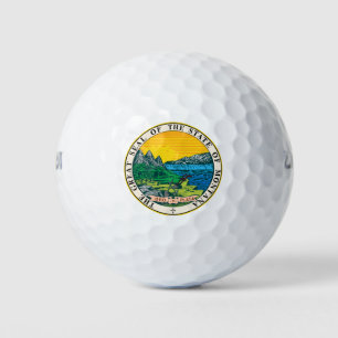 Montana Staat Siegel - Golfball