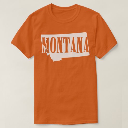 Montana Staat T-Shirt (Design vorne)