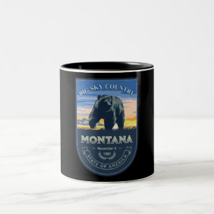 Montana Staat Zweifarbige Tasse