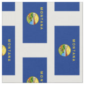 Montana-Staats-Flagge Stoff (Nahaufnahme)