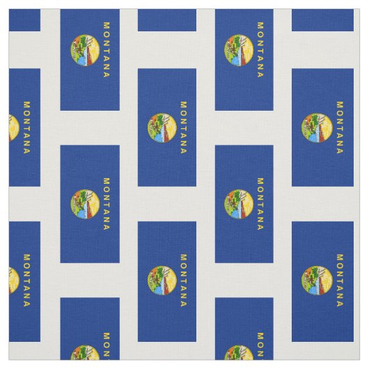 Montana-Staats-Flagge Stoff (Muster)