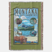 Montana-Staats-Szenen Decke (Vorderseite Vertikal)