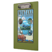 Montana-Staats-Szenen Klemmbrett (Links)
