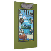Montana-Staats-Szenen Klemmbrett (Rechts)