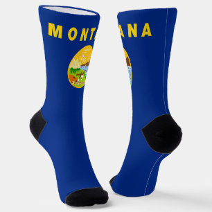 Montana Staatsflagge Proud Montanan Fun Socken