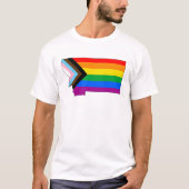 Montana Staatsstolz LGBTQ Progress Prix T-Shirt (Vorderseite)