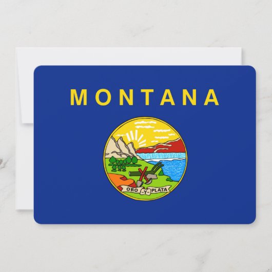 Montana State Flag Design (Vorderseite)