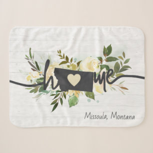 Montana State Personalisiert Ihre Heimatstadt Rust Sherpadecke
