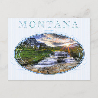 Montana State Postcard Postkarte