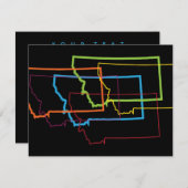 Montana-Stolz Einladung (Vorne/Hinten)