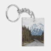 Montana-Straßen-Reise-landschaftliche Schlüsselanhänger (Vorderseite links)
