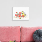 Montana Stretched Canvas Print Leinwanddruck (Insitu (Wohnzimmer))