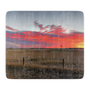 Montana Sunrise Schneidebrett