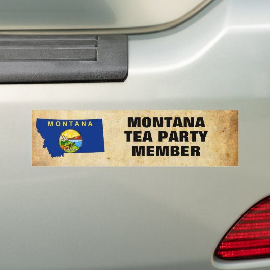 MONTANA-TEE-PARTY AUTOAUFKLEBER (Auf Auto)