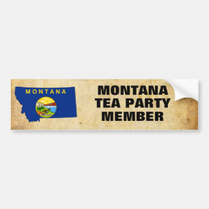 MONTANA-TEE-PARTY AUTOAUFKLEBER
