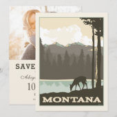 Montana | Termin vormerken - Foto Save The Date (Vorne/Hinten)