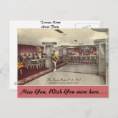 Montana, The Terrace Room, Park Hotel Postkarte (Vorne/Hinten)