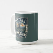 „Montana Till I Die“ Kaffeetasse (Vorderseite Links)