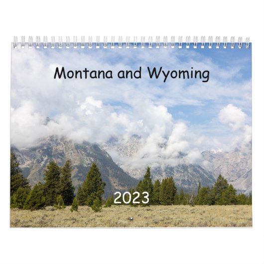 Montana und Wyoming-Kalender Kalender (Titelbild)