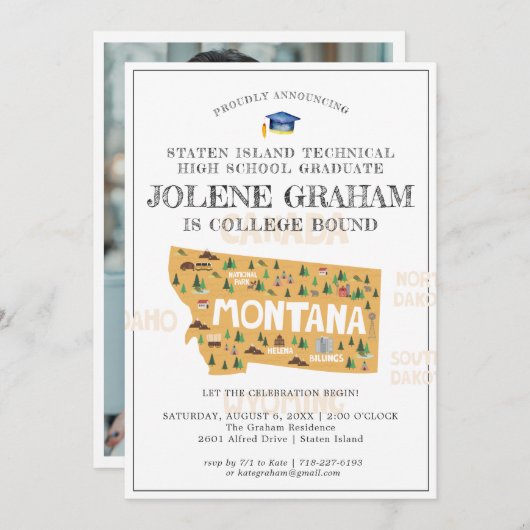 Montana | Uni Bound Graduation Party (Vorne/Hinten)