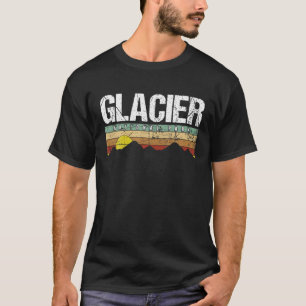 Montana US Mountain Travel - Vintage Glacier Nat T-Shirt