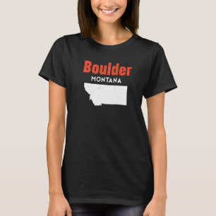 Montana USA Bundesstaat Amerika Reise Montanan Bou T-Shirt
