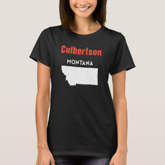 Montana USA Bundesstaat Amerika Reise Montanan Cul T-Shirt