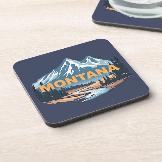 Montana USA Getränkeuntersetzer (Linke Seite)