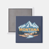 Montana USA Magnet (Vorderseite/Rückseite)