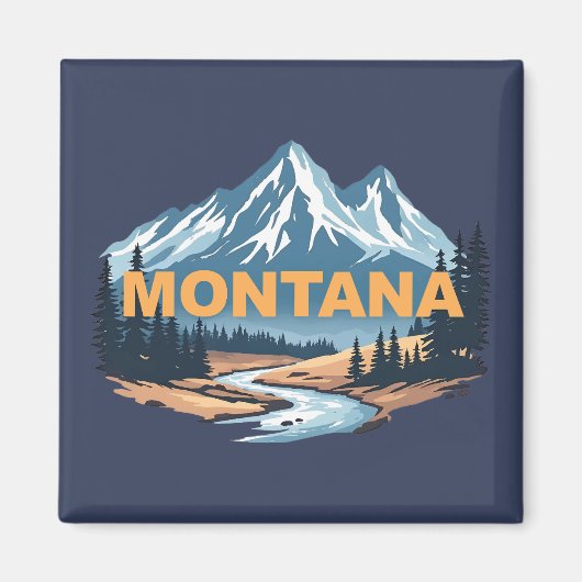 Montana USA Magnet (Vorne)