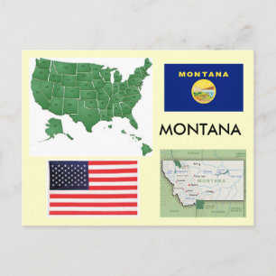 Montana, USA Postkarte