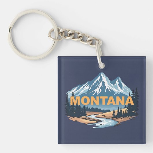 Montana USA Schlüsselanhänger (Vorderseite)