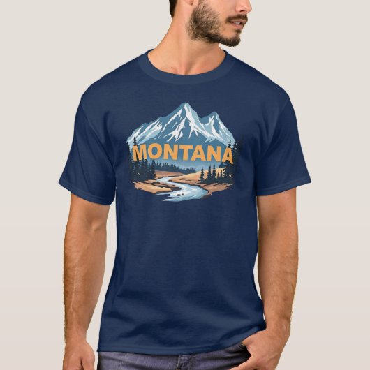 Montana USA T-Shirt (Vorderseite)