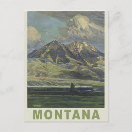 Montana USA Vintage Reise Postkarte