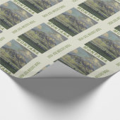 Montana USA Vintage Reiseverpackungspapier Geschenkpapier (Ecke)