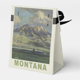 Montana USA Vintage Travel Fevor Box Geschenkschachtel