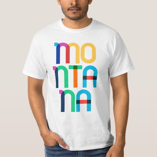 Montana Vintag Retro Pop Art 80er T-Shirt (Vorderseite)