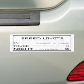 Montana Vintag Speed Limit Autoaufkleber (Auf Auto)