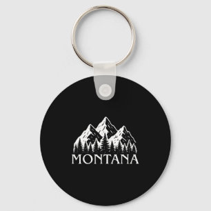 Montana Vintage Berg im Freien Big Sky Country Schlüsselanhänger