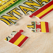 Montana Vintage Map 11x14 Puzzle (Seite)