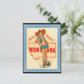 MONTANA VINTAGE REISE POSTCARD POSTKARTE (Stehend Vorderseite)