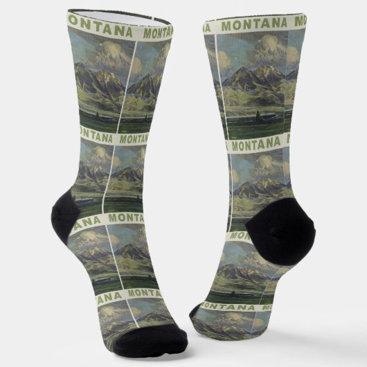 Montana Vintage Reise Socken (Gewinkelt)